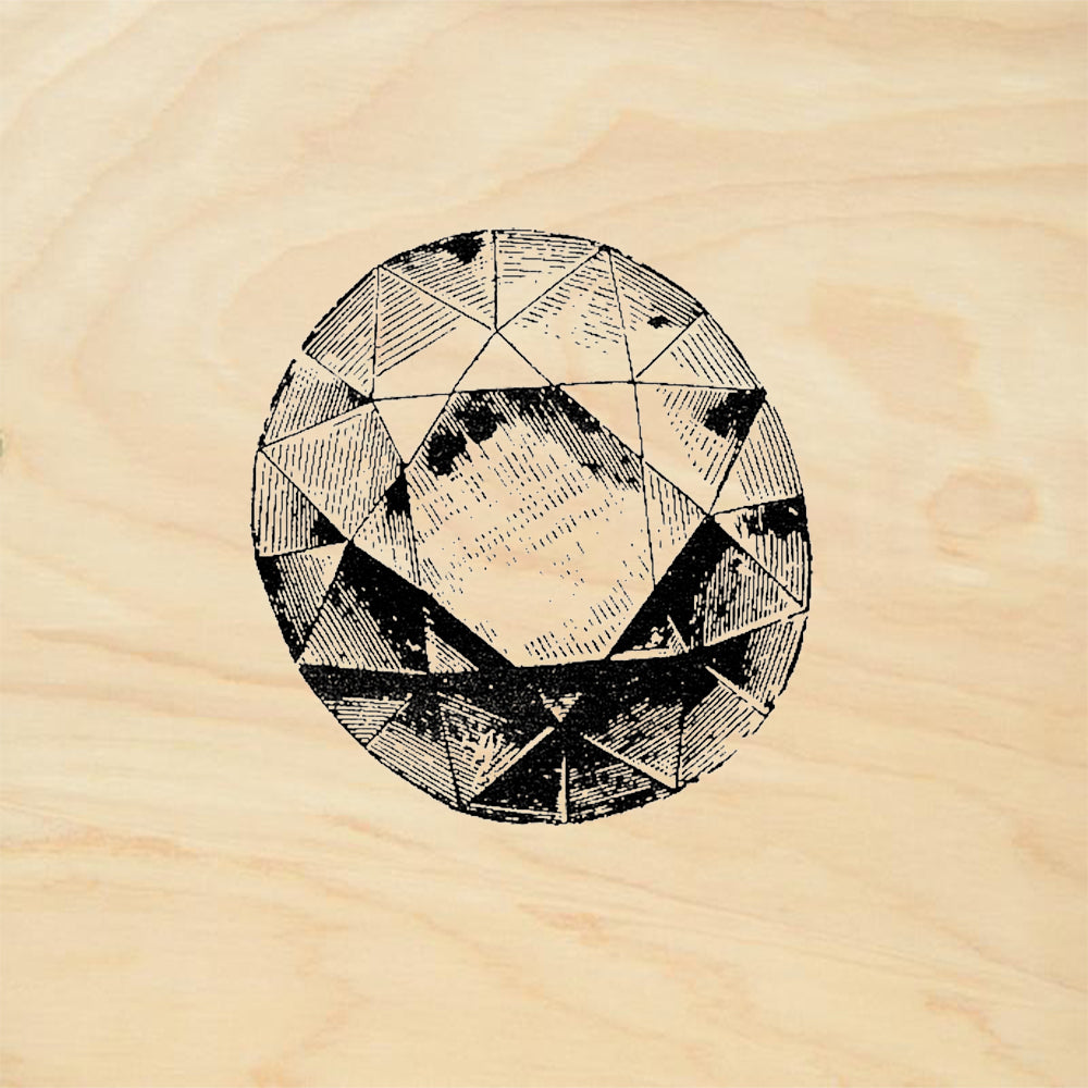 StampaFe Jewel of Clarity Mixed Media Rubber Art Stamp