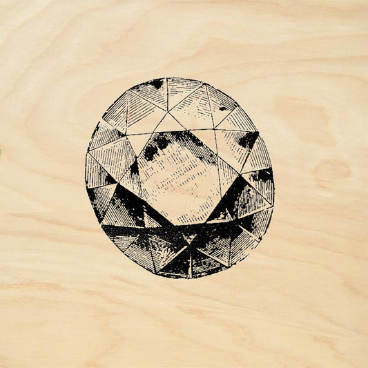 StampaFe Jewel of Clarity Mixed Media Rubber Art Stamp