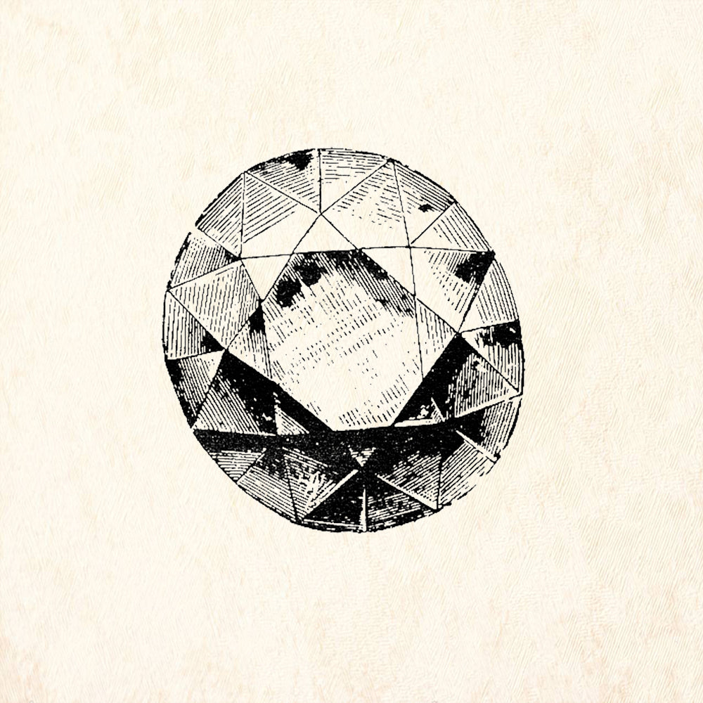 StampaFe Jewel of Clarity Mixed Media Rubber Art Stamp