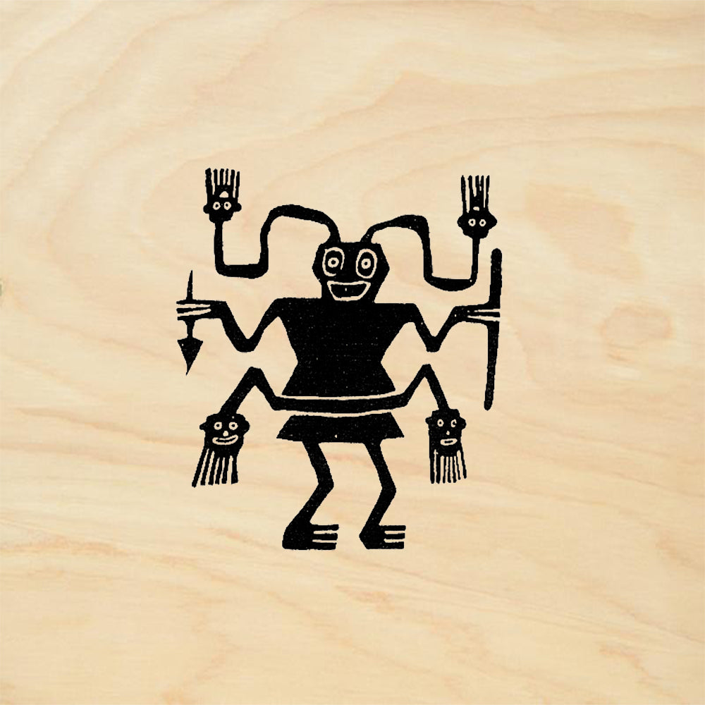 StampaFe Heads Up Goddess Rubber Art Stamp