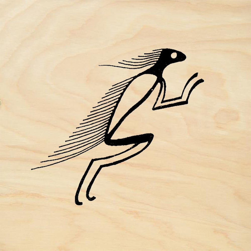 StampaFe Spirit of the Wind Goddess Rubber Art Stamp