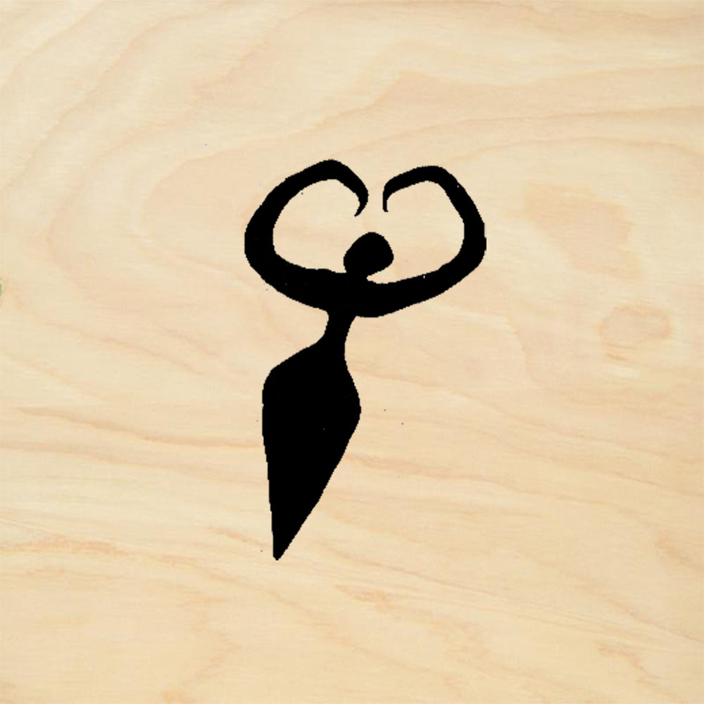 StampaFe Whirling Goddess Rubber Art Stamp
