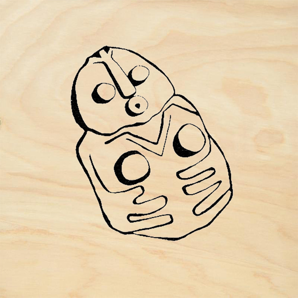 StampaFe Whistling Bird Goddess Goddess Rubber Art Stamp