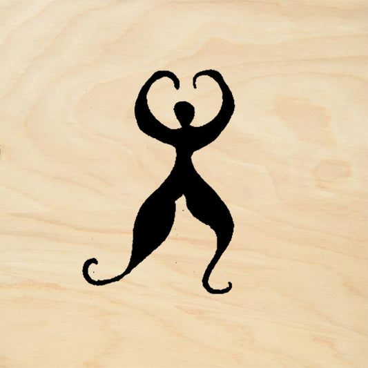 StampaFe Dancing Goddess Goddess Rubber Art Stamp