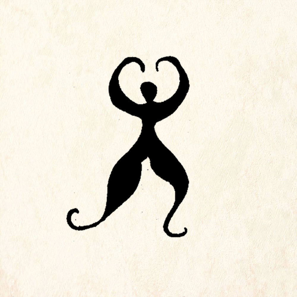 StampaFe Dancing Goddess Rubber Art Stamp