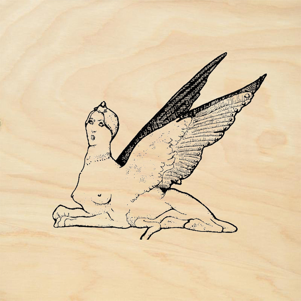 StampaFe Singing Sphinx Fantasy Rubber Art Stamp