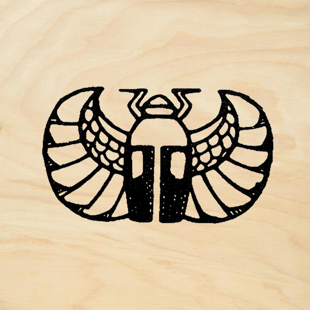StampaFe Scarab Beetle Tribal Rubber Art Stamp