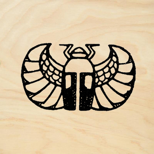 StampaFe Scarab Beetle Tribal Rubber Art Stamp