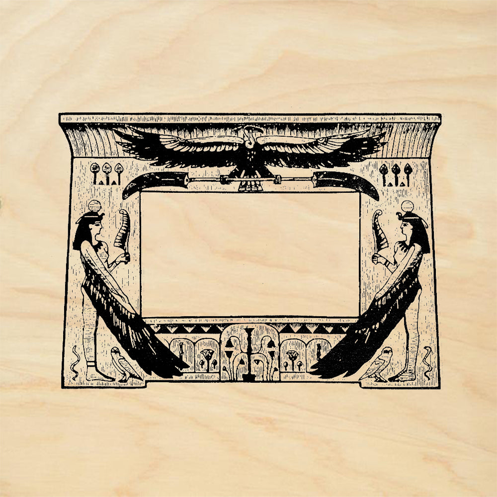 StampaFe Egyptian Frame Tribal Rubber Art Stamp