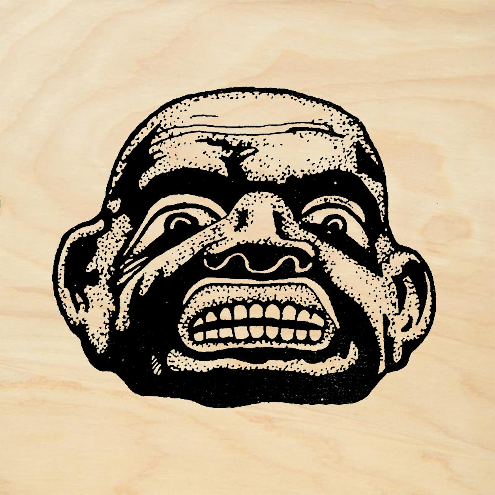 StampaFe Grin and Bear It Rubber Art Stamp