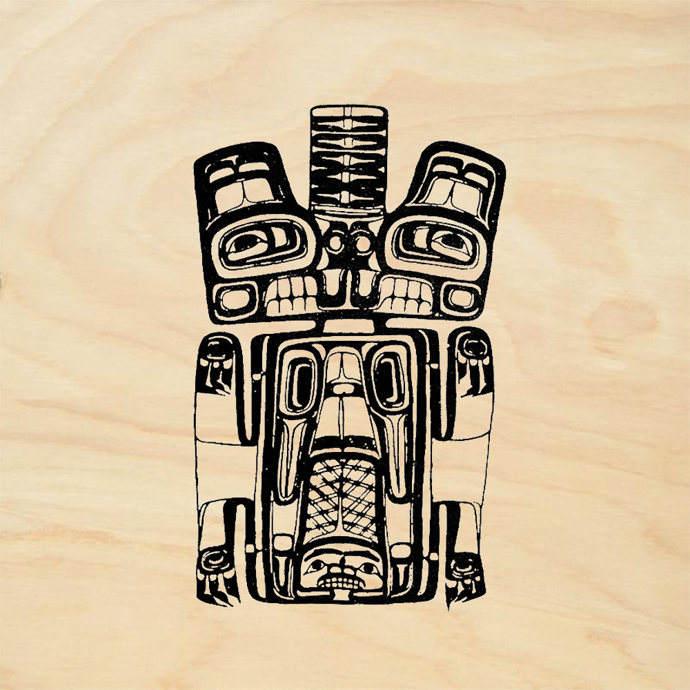 StampaFe Beaver Spirit Tribal Rubber Art Stamp