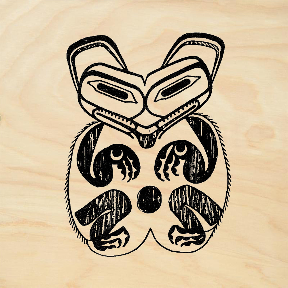 StampaFe Bear Spirit Tribal Rubber Art Stamp