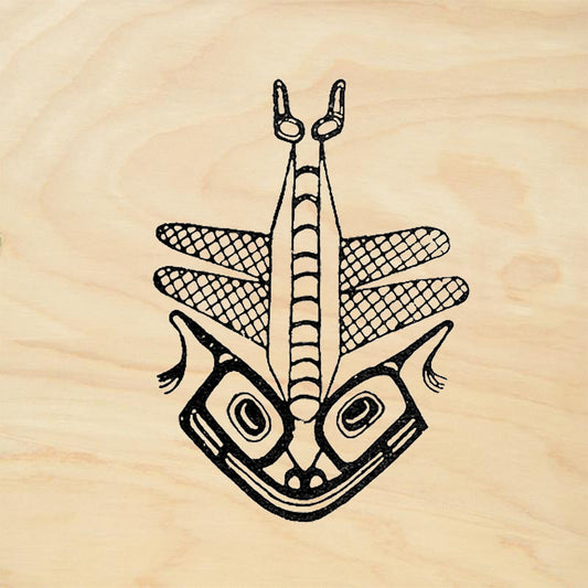 StampaFe Dragonfly Spirit Tribal Rubber Art Stamp