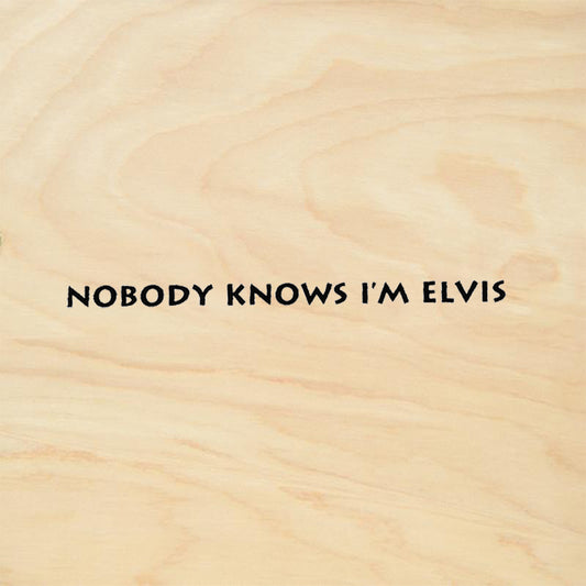 StampaFe Nobody Knows I'm Elvis Tiny Rubber Art Stamp