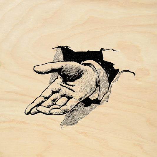 StampaFe Breakthrough Hand Small Emerging Palm Rubber Art Stamp