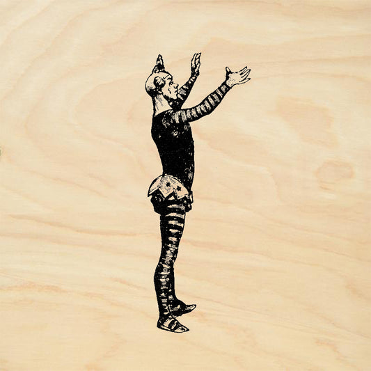 StampaFe Upsy Clown Circus Figure Jester Rubber Art Stamp