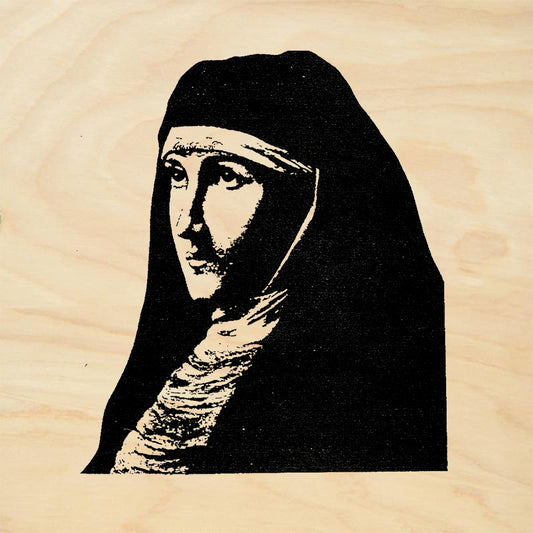 StampaFe Sister Stampa Maria left Nun Portrait Rubber Art Stamp