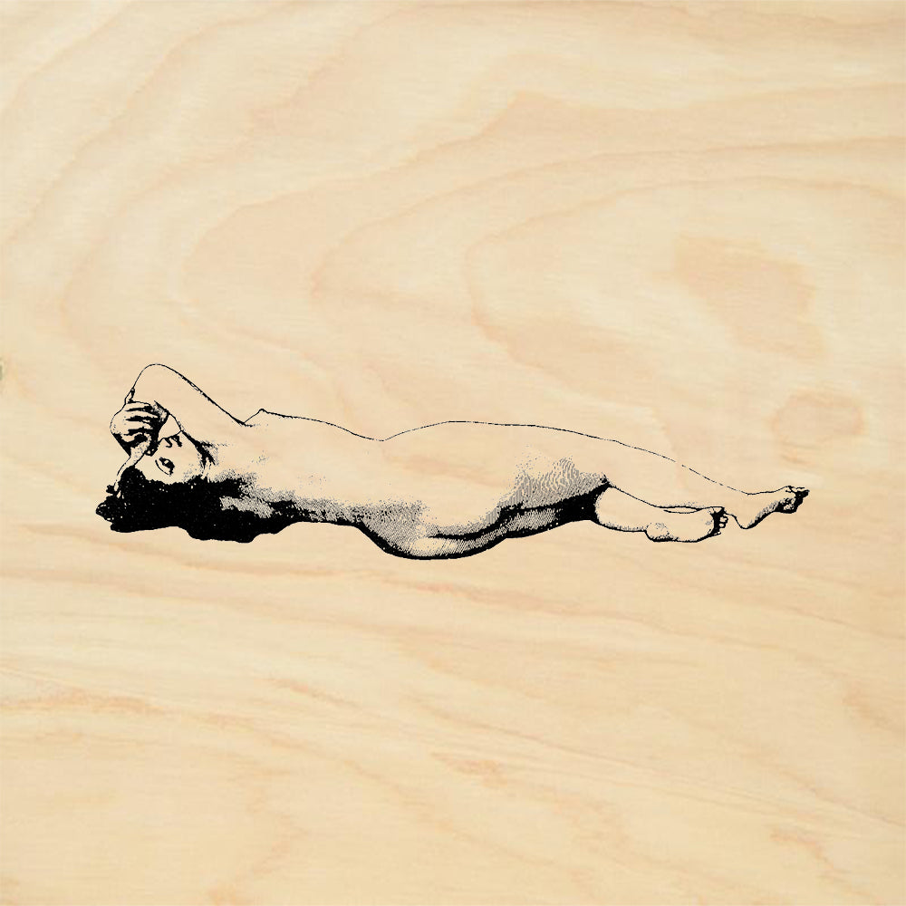 StampaFe Monique Reclining Female Nude Figure Rubber Art Stamp