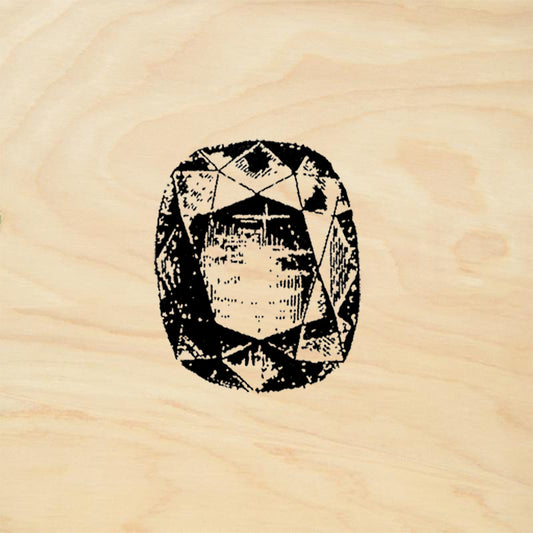 StampaFe Jewel Medium Faceted Gemstone Crystal Rubber Art Stamp