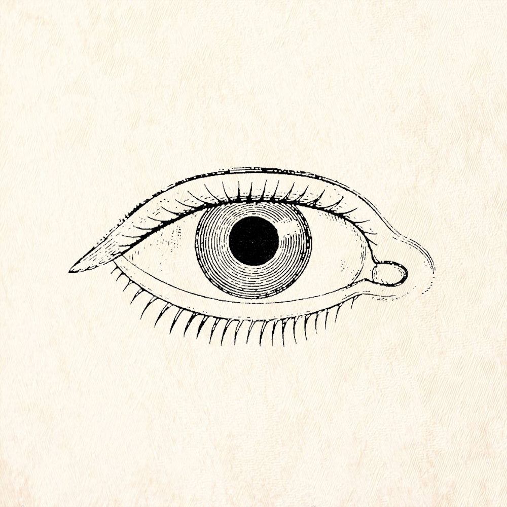 StampaFe Eye Right Detailed Human Eye Rubber Art Stamp