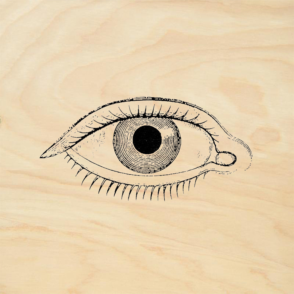 StampaFe Eye Right Human Eye Detailed Engraving Rubber Art Stamp