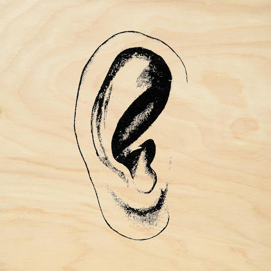 StampaFe Ear Right Human Ear Anatomy Detailed Rubber Art Stamp