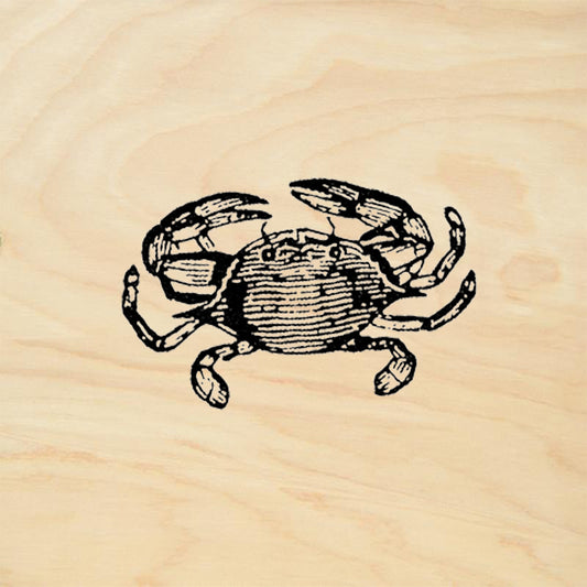 StampaFe Crab Tiny Small Crab Ocean Nautical Rubber Art Stamp