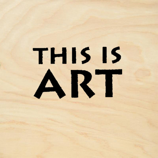 StampaFe This Is Art Rubber Art Stamp