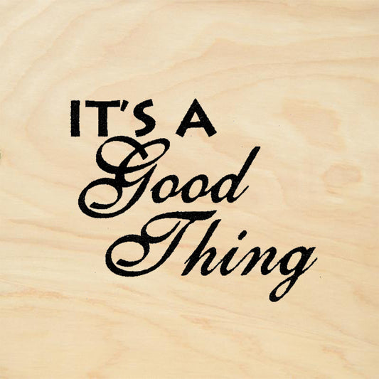 StampaFe It's Good Thing Mixed Font Text Rubber Art Stamp