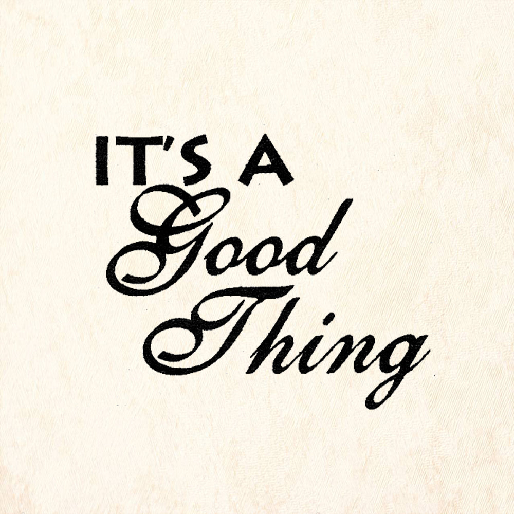 StampaFe It's A Good Thing Mixed Font Text Rubber Art Stamp