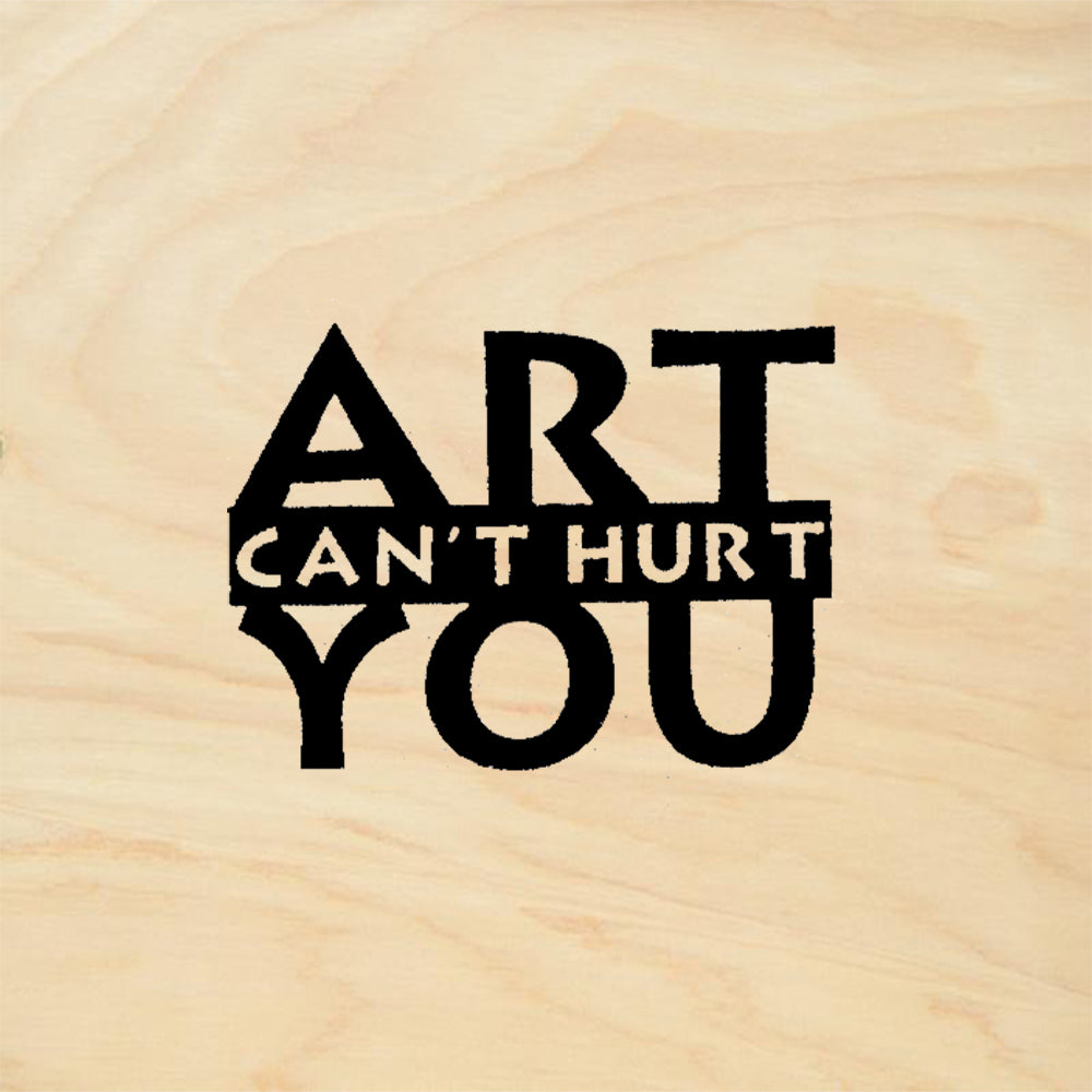 StampaFe Art Can't Hurt You Bold Statement Rubber Art Stamp