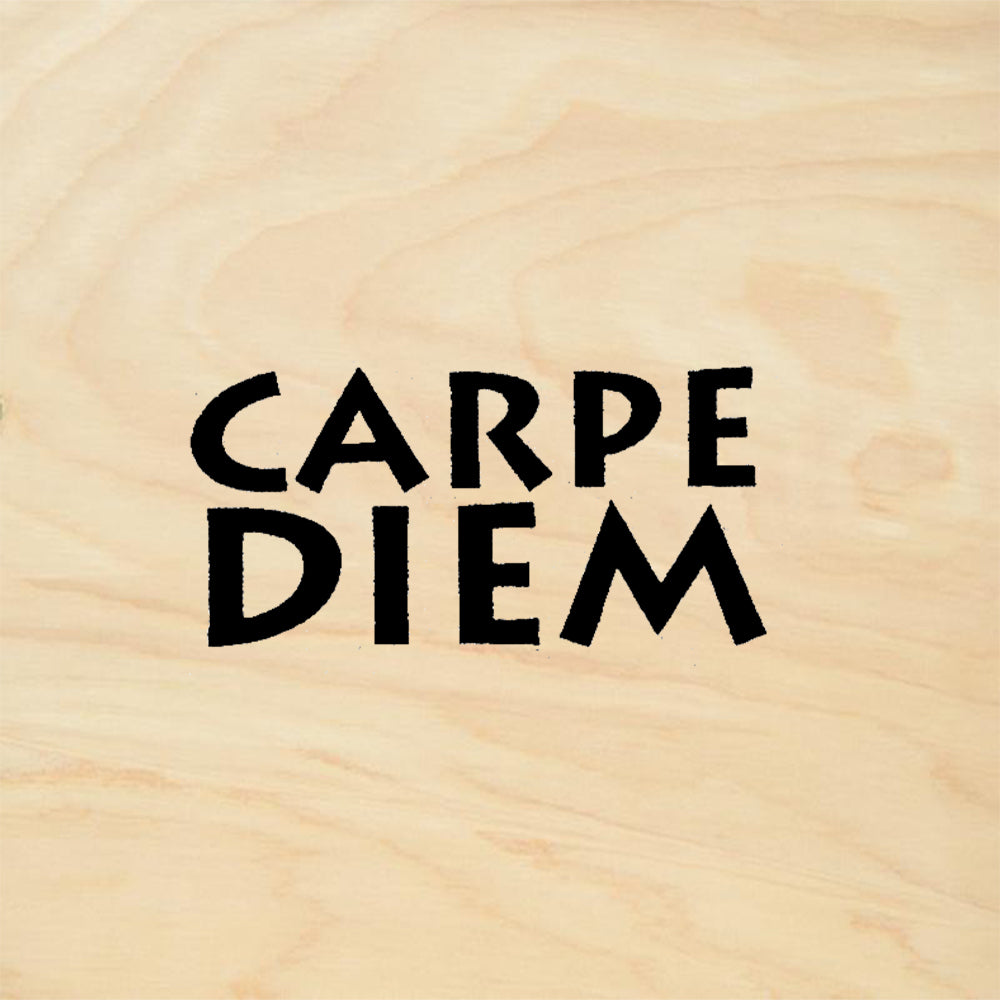StampaFe Carpe Diem Greco Bold Latin Quote Rubber Art Stamp