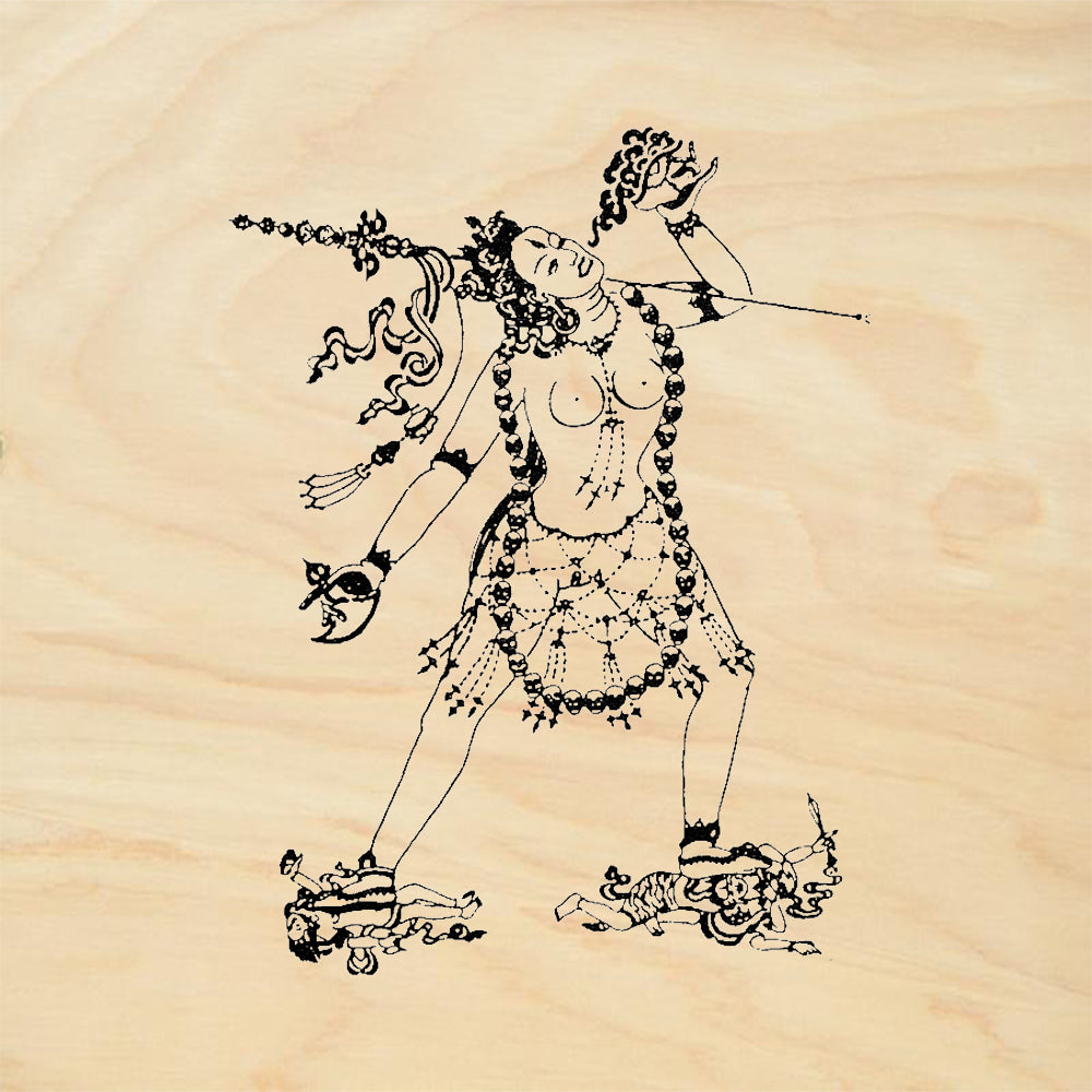 StampaFe Vajra Yogini Dancing Deity Rubber Art Stamp