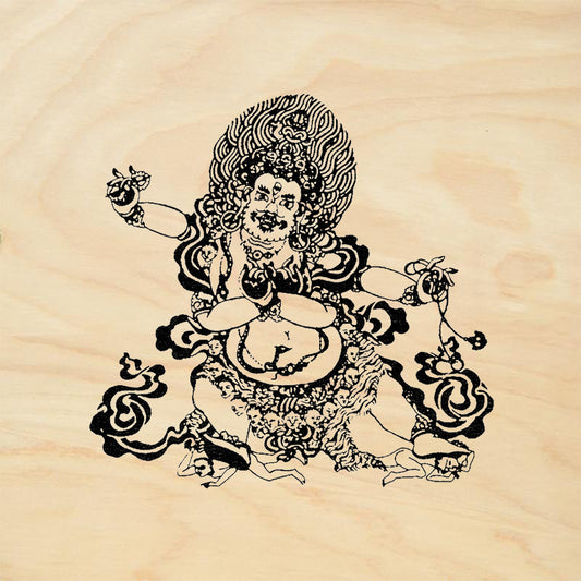 StampaFe Vairocana Wrathful Tibetan Deity Tantric Rubber Art Stamp