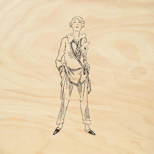 StampaFe Miss Annette Fashion Figure Exotic Dancer Set Rubber Art Stamp
