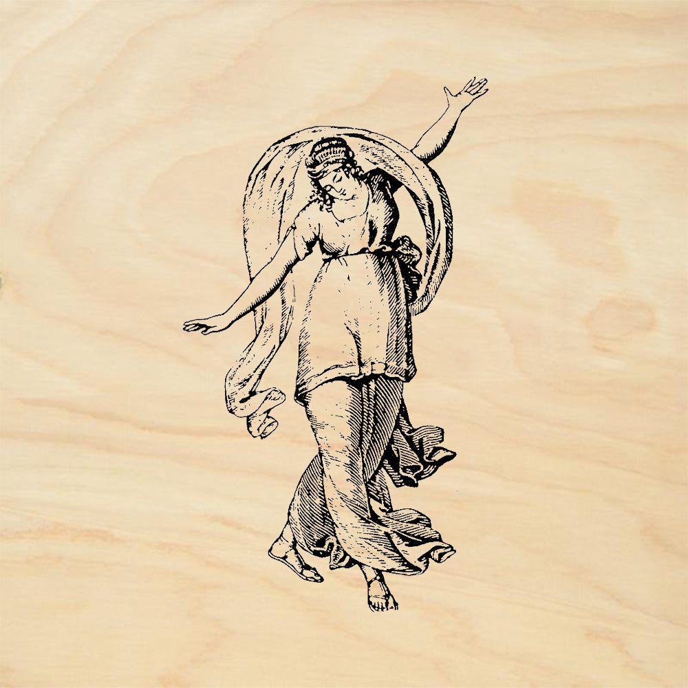 StampaFe Mary Sunshine Dancing Figure Rubber Art Stamp