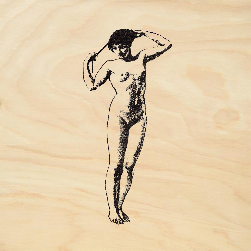 StampaFe Suzi Standing Female Figure Rubber Art Stamp