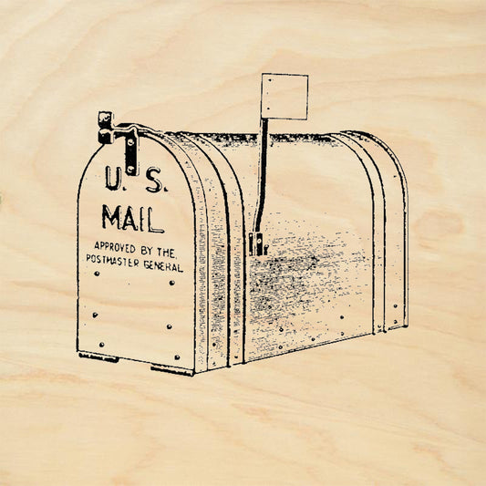 StampaFe Mail Box US Mailbox Vintage Post Office Rubber Art Stamp