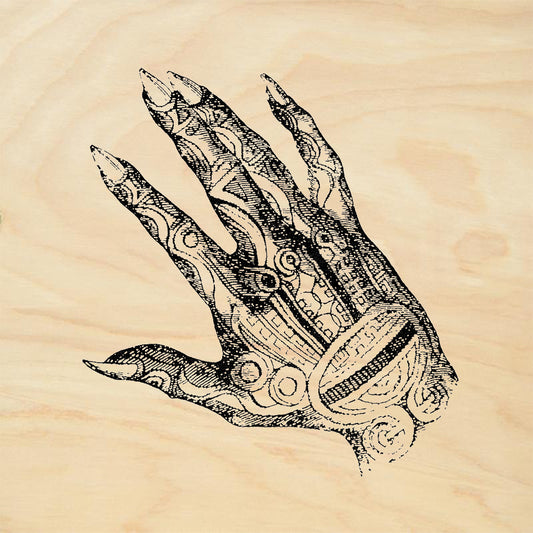 StampaFe Henna Hand Right Rubber Art Stamp