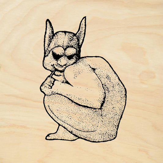 StampaFe Crouching Demon Rubber Art Stamp