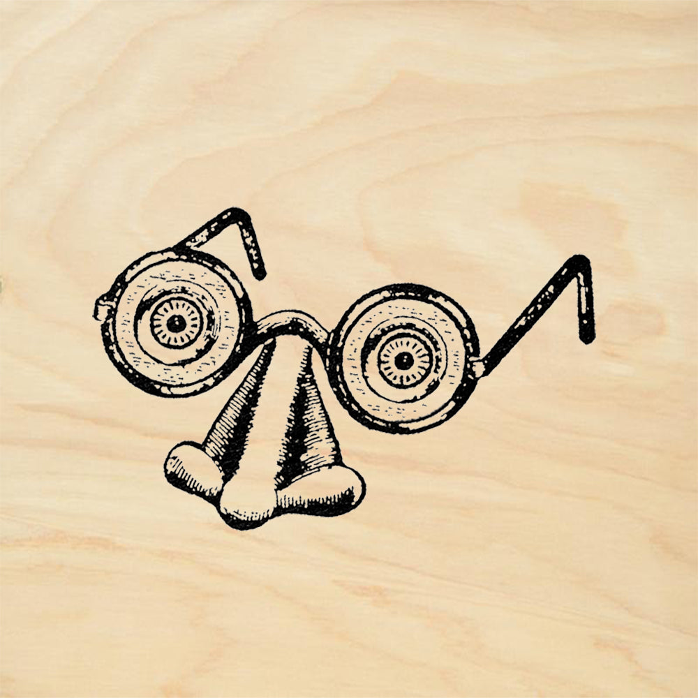 StampaFe Glasses and Nose Rubber Art Stamp