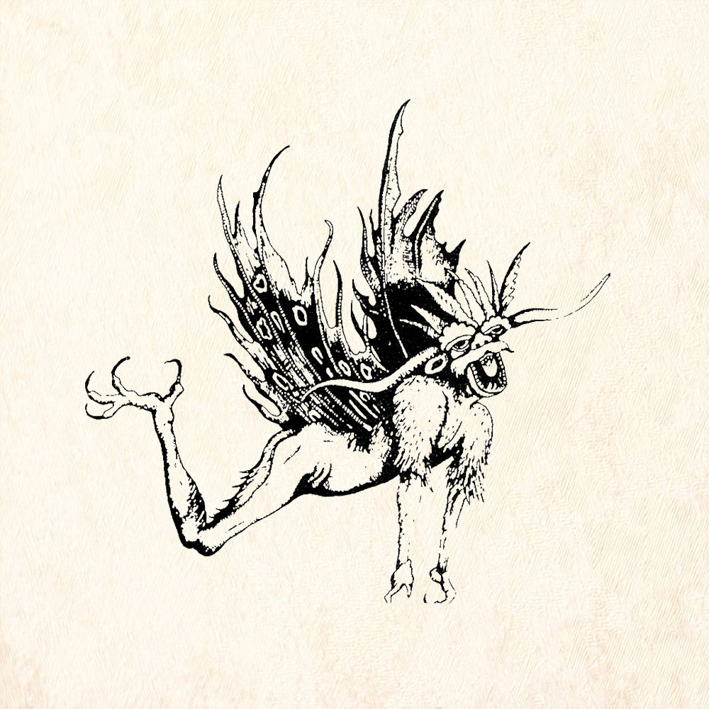 StampaFe Screeching Demon Rubber Stamp