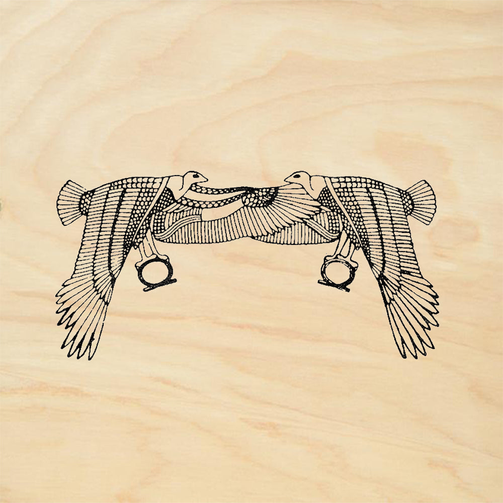 StampaFe Pharaonic Vulture Crest Rubber Art Stamp