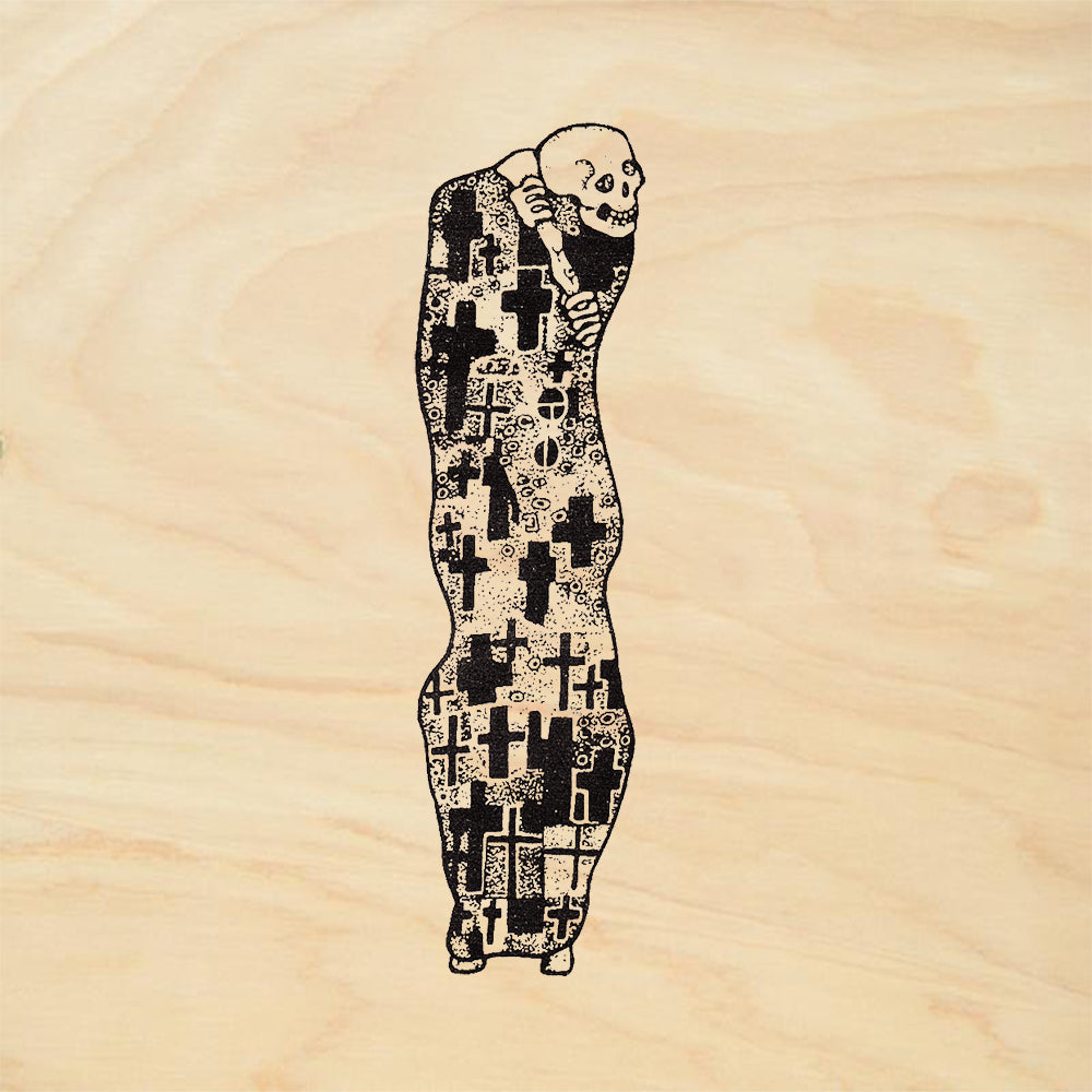 StampaFe Klimt Skeleton Rubber Art Stamp