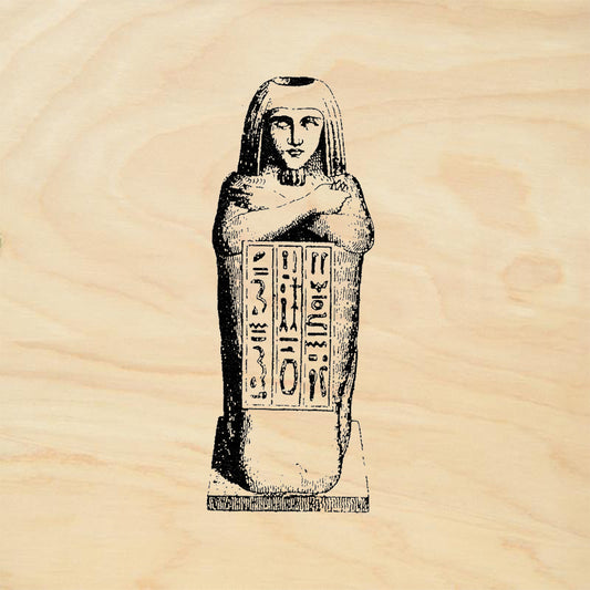 StampaFe Kneeling Mummy Rubber Stamp