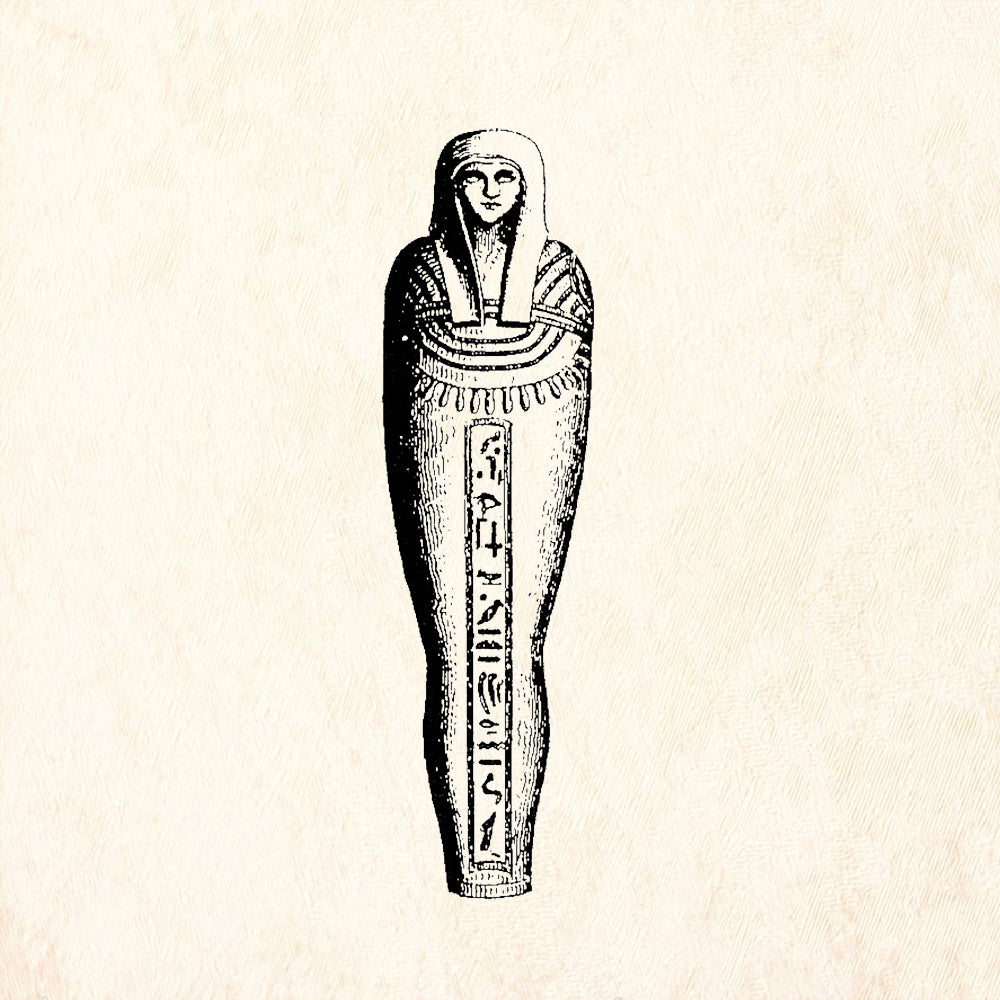 StampaFe Standing Mummy Rubber Stamp