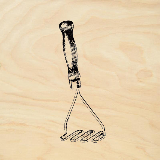 StampaFe Potato Masher Rubber Art Stamp