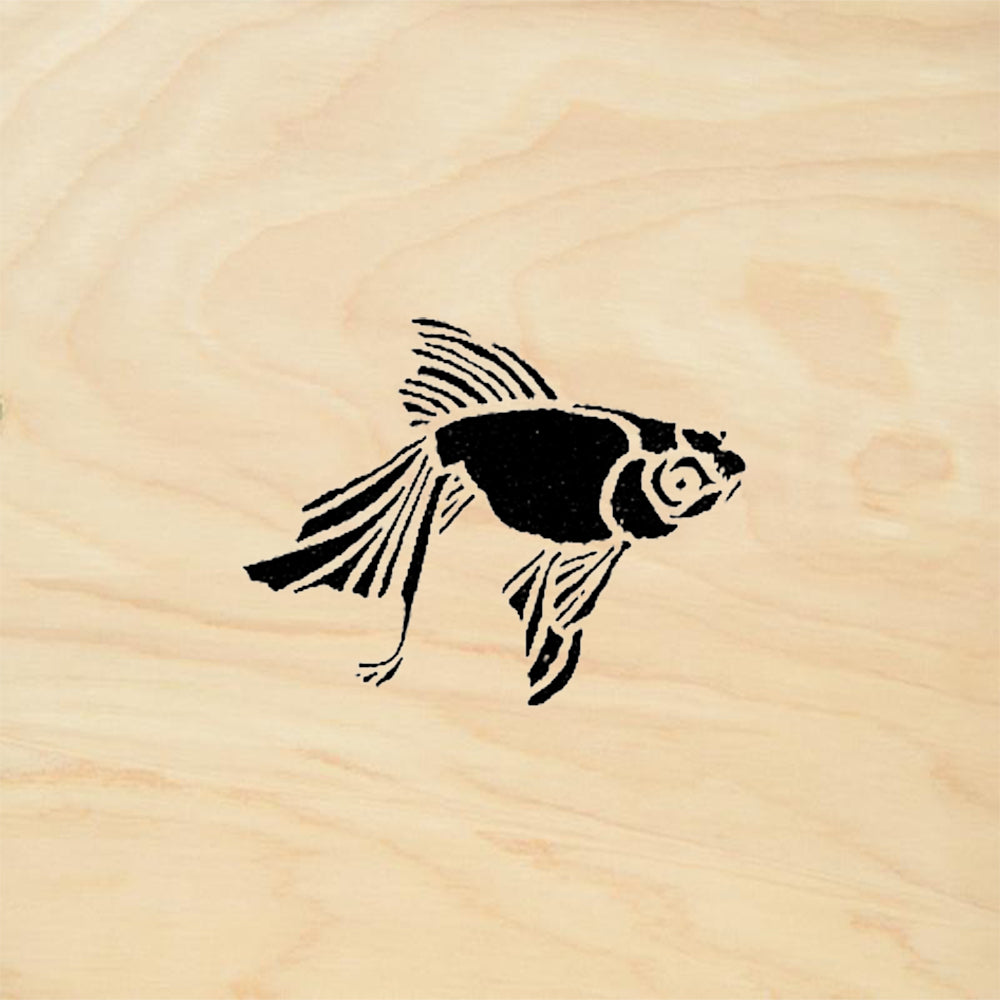 StampaFe Little Goldfish Rubber Art Stamp
