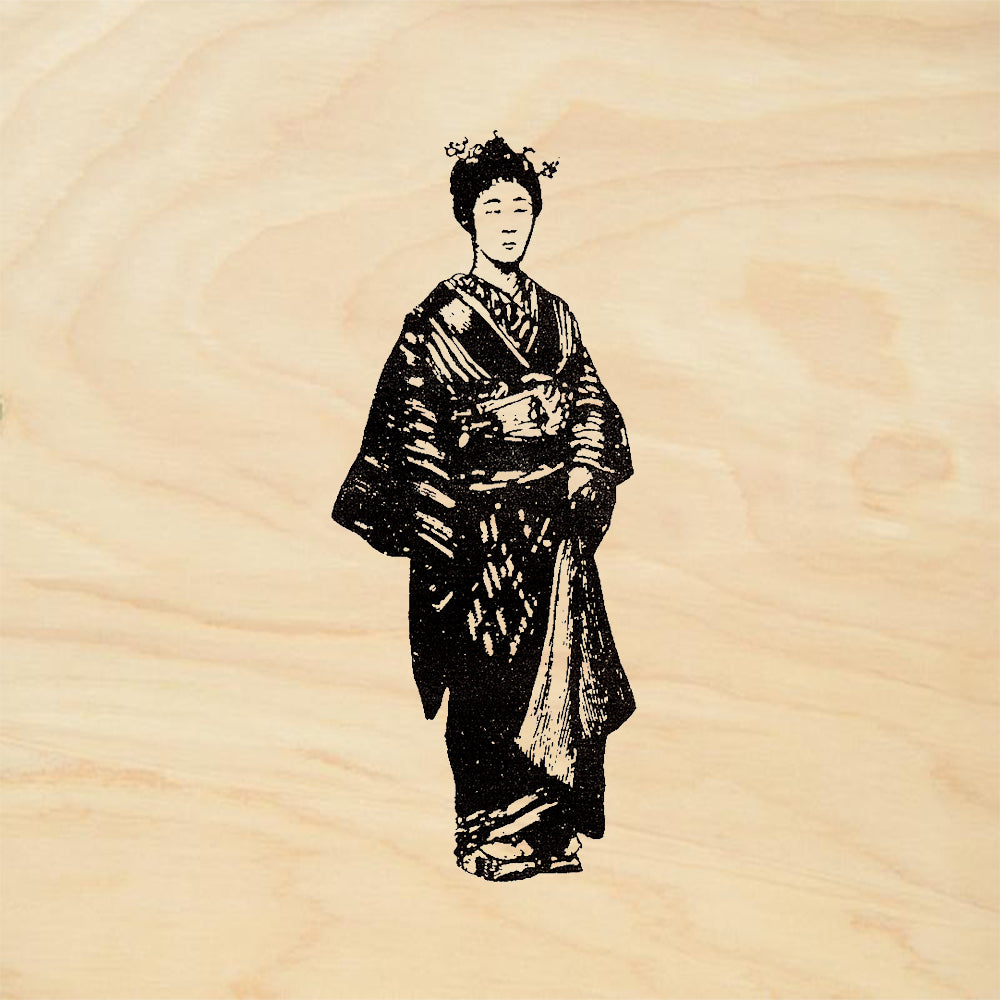 StampaFe Kimiko Right Rubber Art Stamp