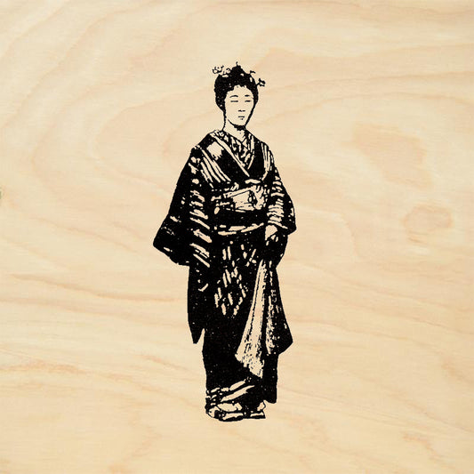 StampaFe Mariko Kimono Woman Rubber Art Stamp
